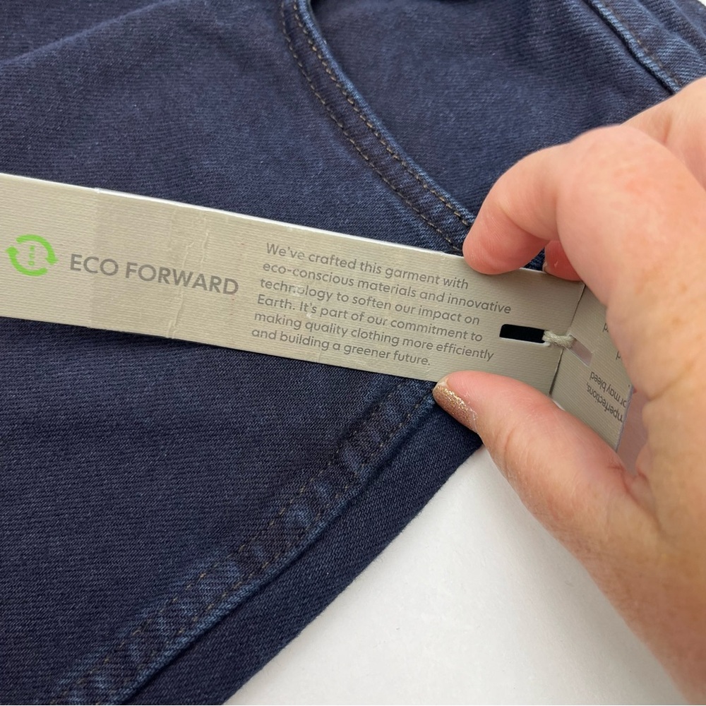 Hudson Jeans Reconstructed Skirt Womens Size 30 Dark‎ Blue Denim Zipper NEW - Picture 6 of 12